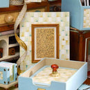 MacKenzie-Childs Parchment Check Enamel Frame - 5 in x 7 in
