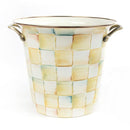 MacKenzie-Childs Parchment Check Enamel Wine Cooler