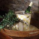 MacKenzie-Childs Parchment Check Enamel Wine Cooler