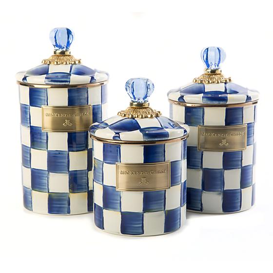 Mackenzie-Childs Royal Check Canister - Medium