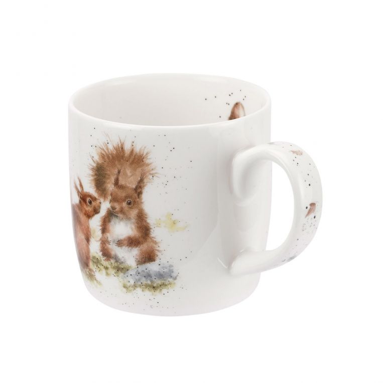 Royal Worcester Wrendale Designs Between Friends Squirrel Mug