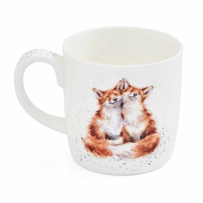 Royal Worcester Wrendale Designs Congratulations Large 'To You Both' Mug (Foxes)