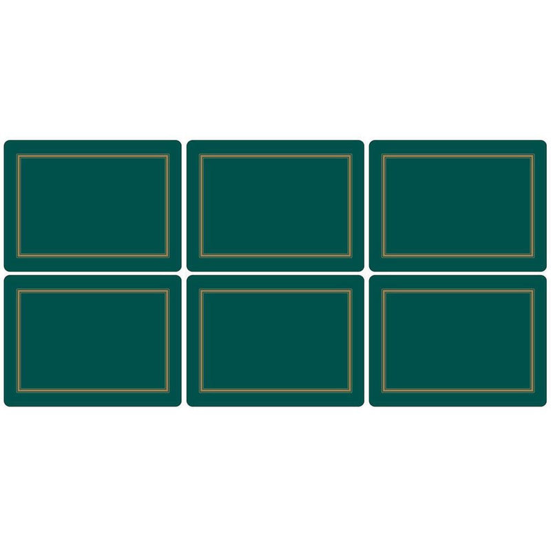 Pimpernel Classic Emerald Placemats Set of 6