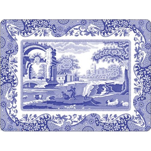 Pimpernel for Spode Blue Italian Placemats Set of 4