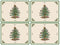 Pimpernel for Spode Christmas Tree Large Placemat Set of 4