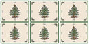 Pimpernel for Spode Christmas Tree Placemats Set of 6
