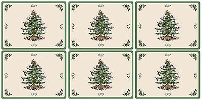 Pimpernel for Spode Christmas Tree Placemats Set of 6