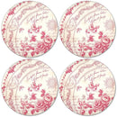 Pimpernel Red Archive Round Placemats Set of 4