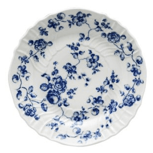 Richard Ginori Rose Blue Flat Plate 33cm
