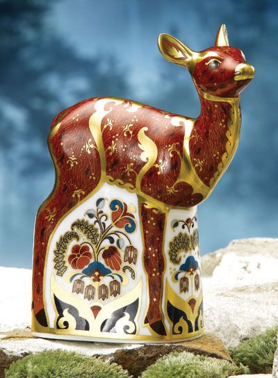 Royal Crown Derby Fawn Paperweight