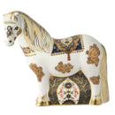 Royal Crown Derby Old Imari Solid Gold Band Shetland Pony Paperweight - Limited edition of 500