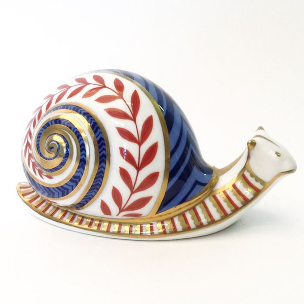 Royal Crown Derby Snail Paperweight