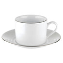 Royal Worcester Classic Platinum Palladian Teacup & Saucer