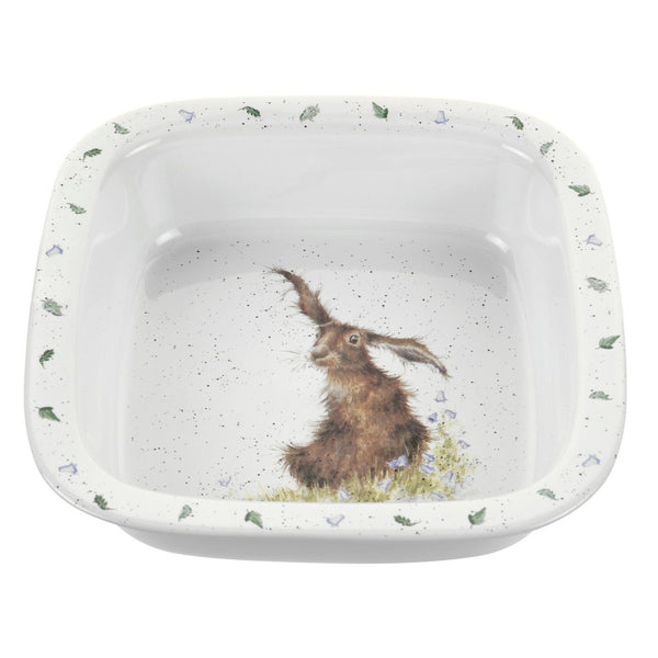 Royal Worcester Wrendale Designs Square Dish 10 inches