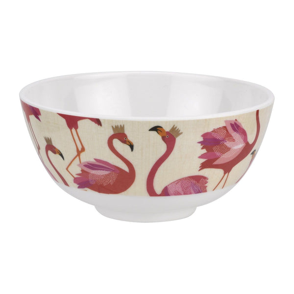 Portmeirion Sara Miller Flamingo Melamine Bowl Set of 4