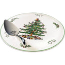 Spode Christmas Tree Cake Plate And Server