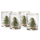 Spode Christmas Tree Double Old Fashioned Tumbler Set of 4