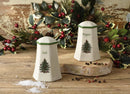 Spode Christmas Tree Hexagonal Salt and Pepper Set