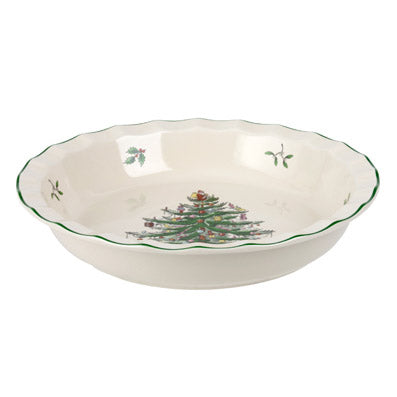 Spode Christmas Tree Sculpted Pie Dish