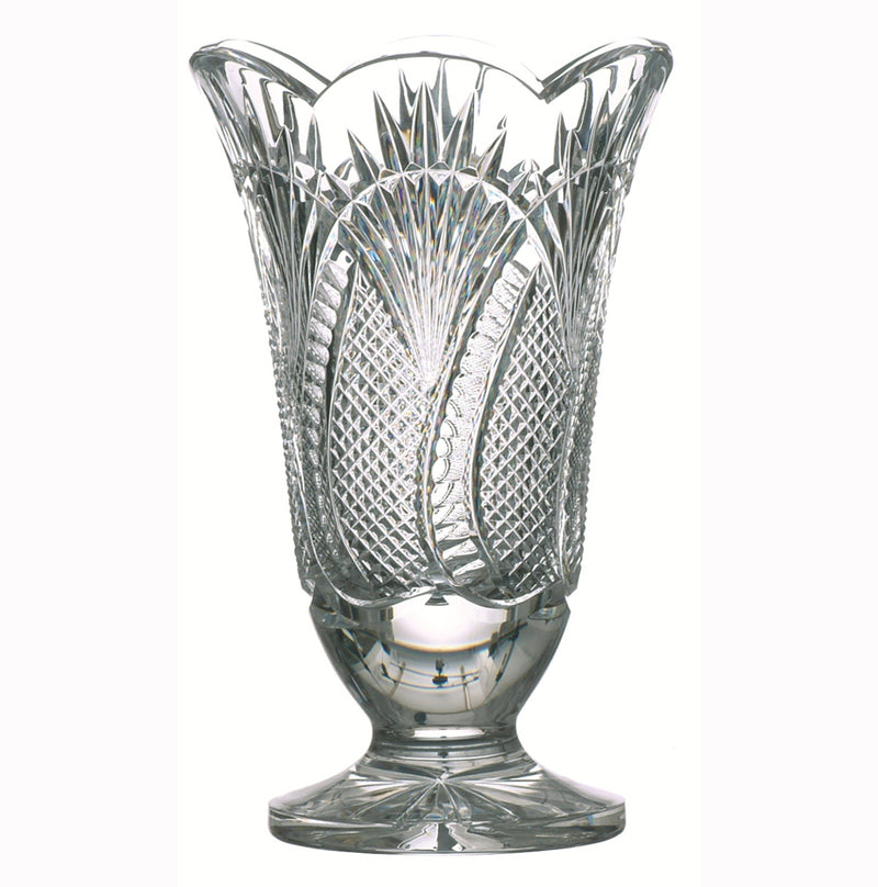 Waterford Crystal Heritage Seahorse 14" Vase