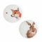 Royal Worcester Wrendale Designs Coupe Plates (Fox and Hare) Set of 2