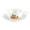 Royal Worcester Wrendale Designs Cup and Saucer Large - Foxes 0.30L