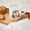 Royal Worcester Wrendale Designs Congratulations Large 'To You Both' Mug (Foxes)