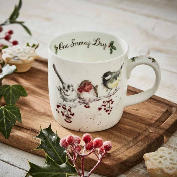 Royal Worcester Wrendale Designs One Snowy Day Mug