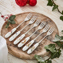 Royal Worcester Wrendale Designs Christmas Pastry Forks Set of 6