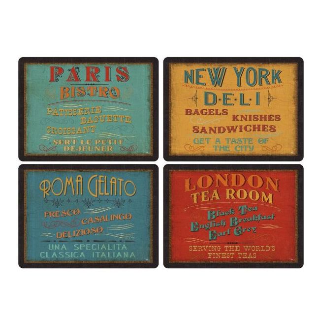 Pimpernel Lunchtime Placemats Set of 4