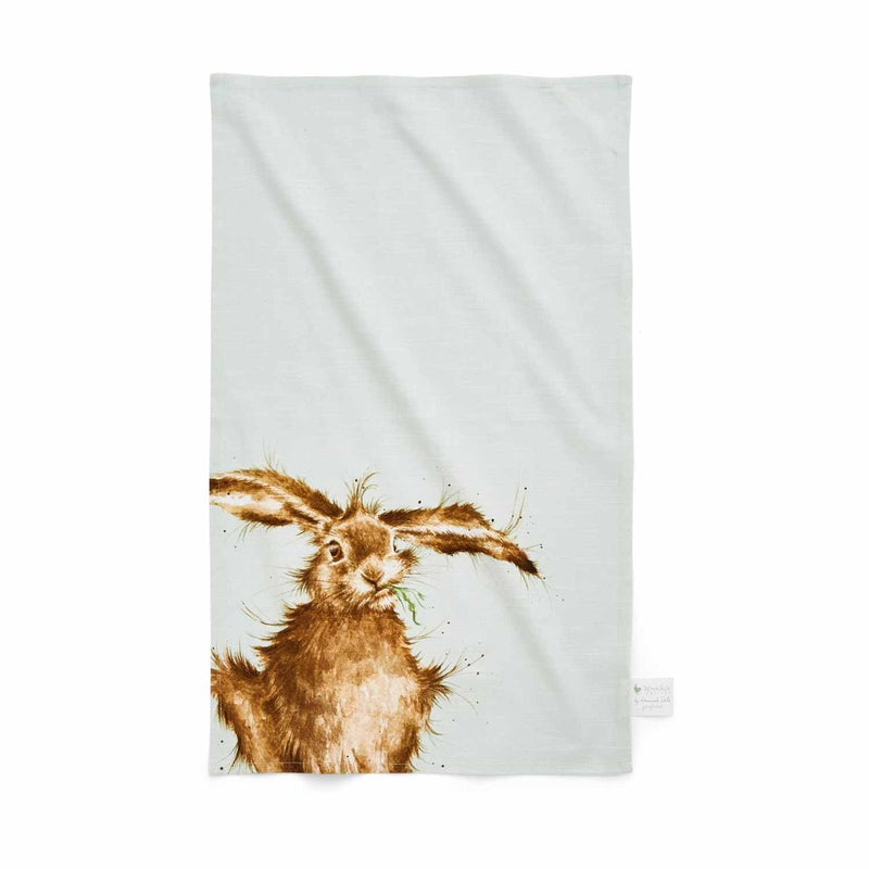 Royal Worcester Wrendale Designs Tea Towel Hare
