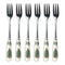 Spode Christmas Tree Pastry Forks Set of 6